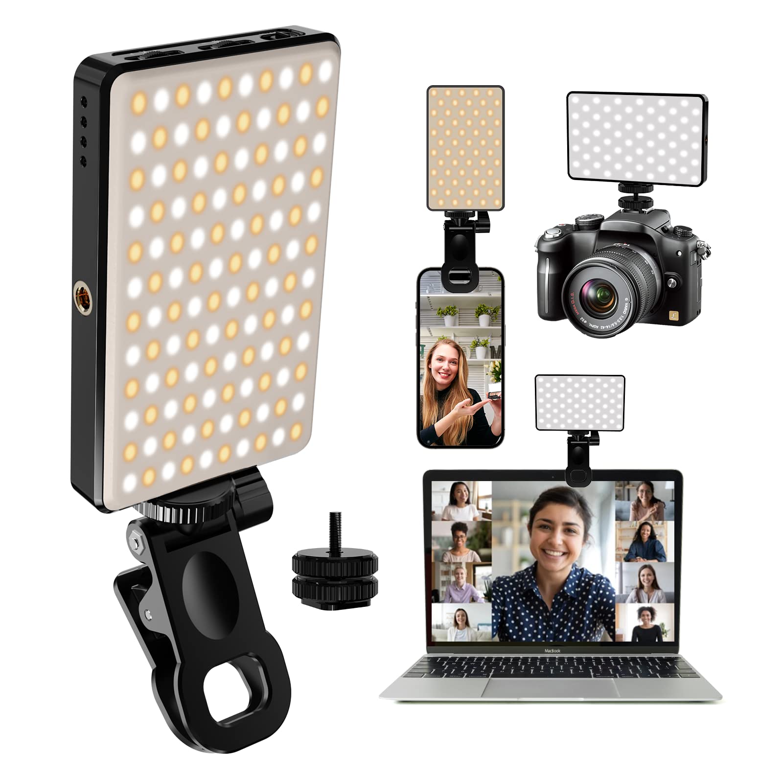 Photography Lighting Circle - LED Selfie ライト 3000Mah 120 LED