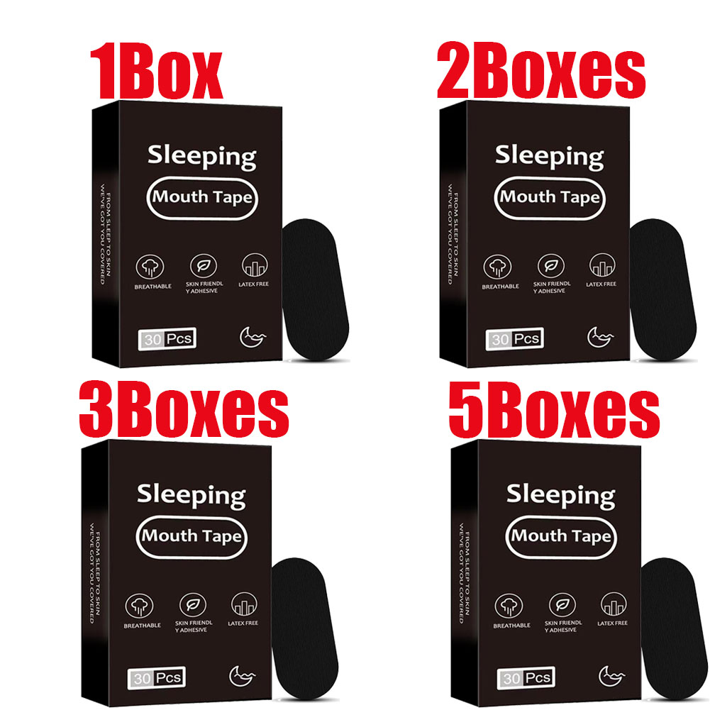 Softbox Portable Strip - 1/2/3/5 ボックスソフト布口閉鎖パッチ口テープ睡眠ストリップ快適なポータブルリップステッカー夜の睡眠や旅行用
