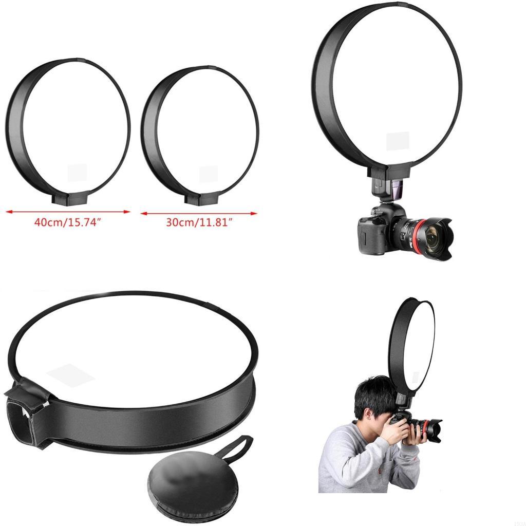 Softbox Portable Strip - 193A 30 センチメートル/40 センチメートルユニバーサルミニラウンドソフトボックスポータブルフラッシュディフューザーソフトボックスデジタル一眼レフ用