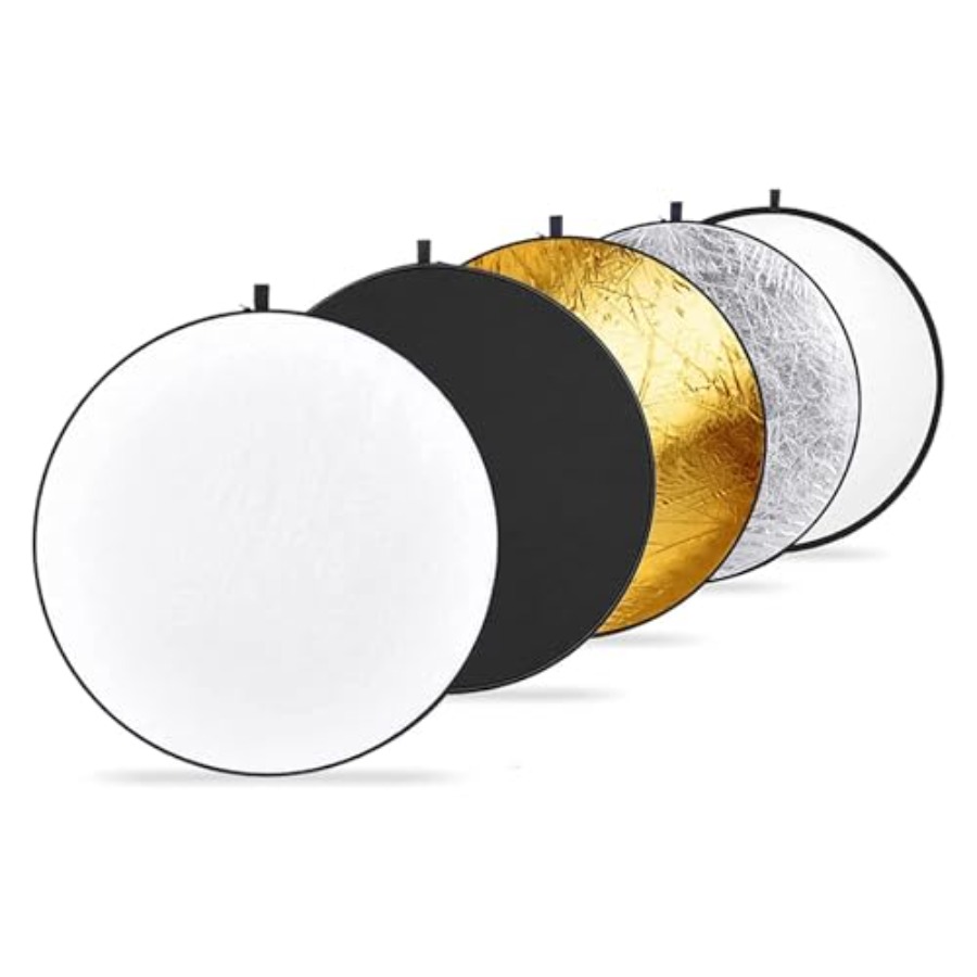 Reflector Disc Silver - 51 インチ/130 センチメートル ライト リフレクター ディフューザー