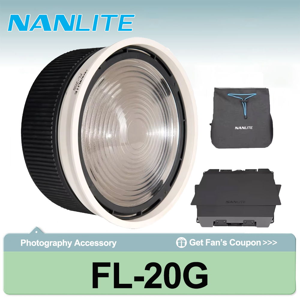 Photography Lighting Tool - Nanlite FL-20G フレネルレンズ ボーエンズマウント 10 °