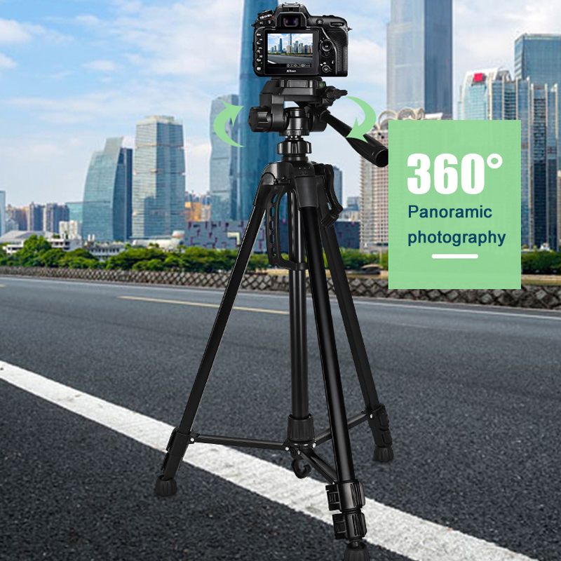 Photography Lighting Indoor - 55インチユニバーサル三脚スタンド（携帯電話、カメラ、双眼鏡、一眼レフ、望遠鏡、釣り用ライト、ビューティーランプ、写真撮影用）