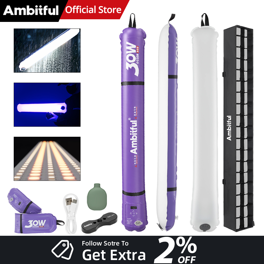 Photography Lighting Rgb - AMBITFUL GC30R-P GC30R GC30 R 30W