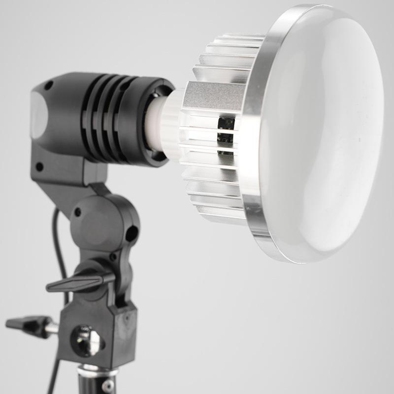 Photography Lighting Umbrella - 1.8 メートルケーブルコード E27 ソケットソフトボックス写真用ライトランプ電球ベース傘ホルダー付き写真用電球マウント