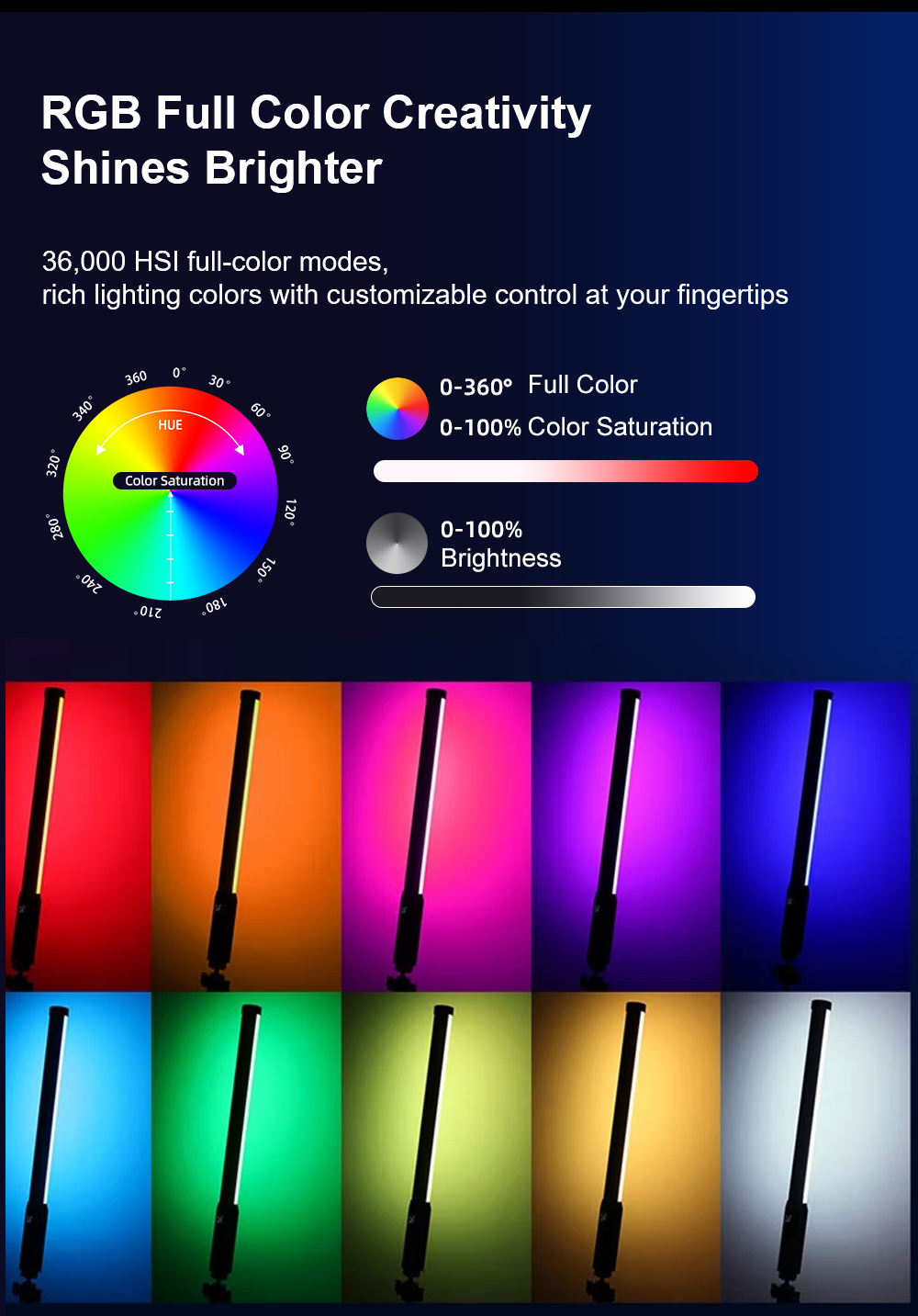 LUXCEO P300 RGBチューブライト 5W 380L - Photography Lighting Rgb のレビューと価格