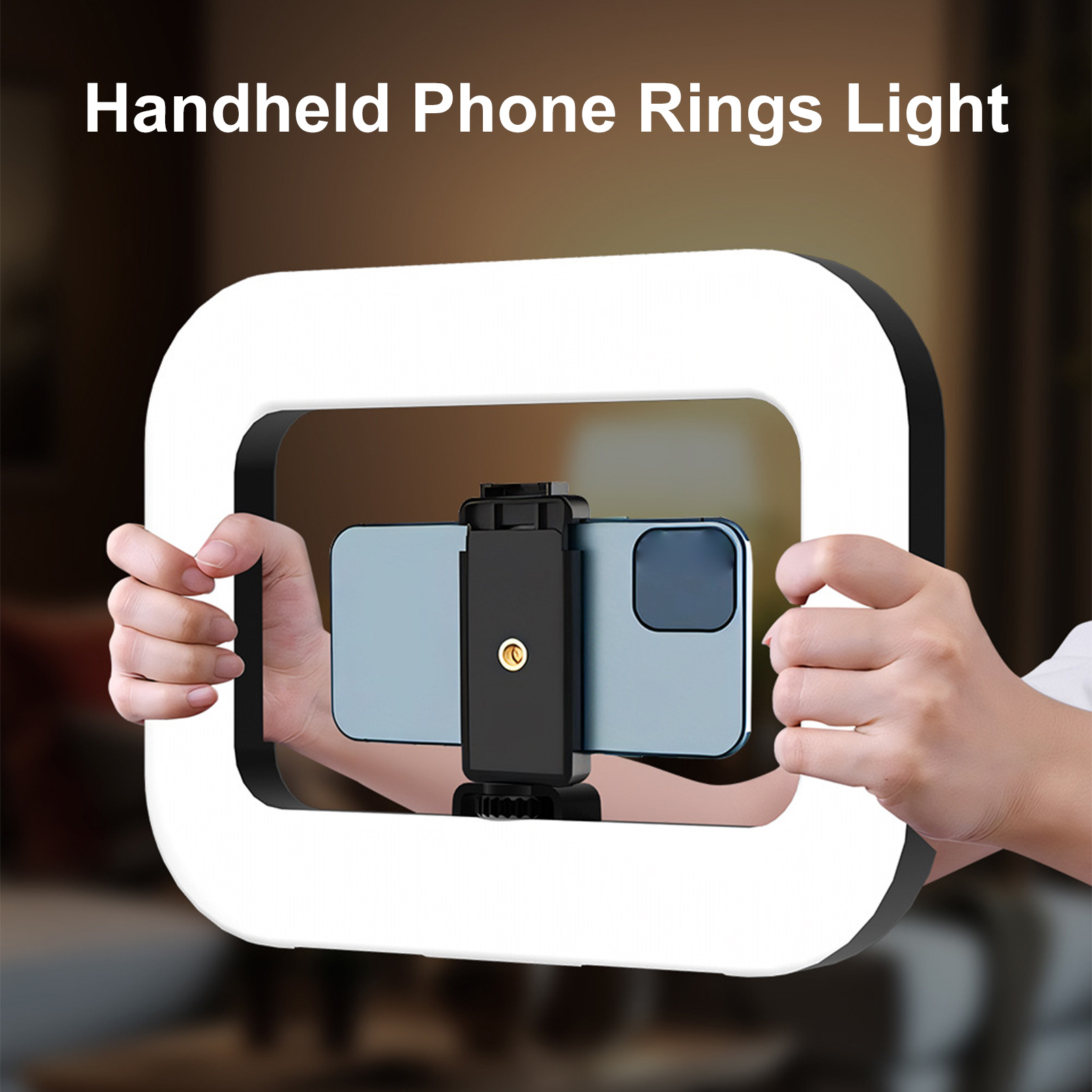 充電式携帯電話ライト、ハンドヘルドフォンスタビライザー（スマ - Photography Lighting Circle のレビューと価格