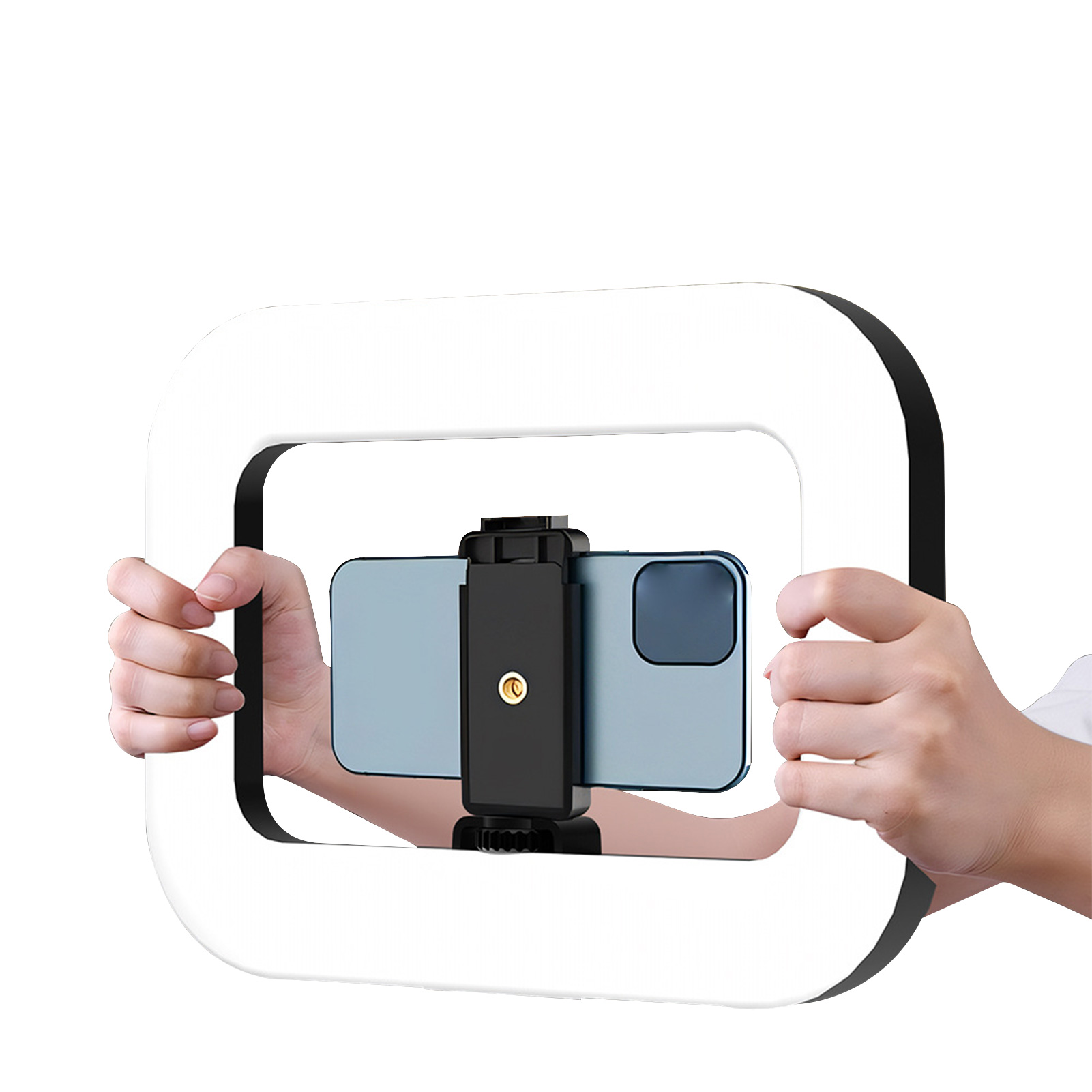 充電式携帯電話ライト、ハンドヘルドフォンスタビライザー（スマ - Photography Lighting Circle のレビューと価格