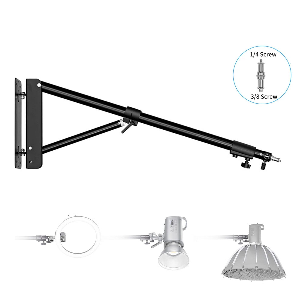 写真撮影用三角アーム付きストロボライト,壁掛け,ソフトボック - Photography Lighting Umbrella のレビューと価格
