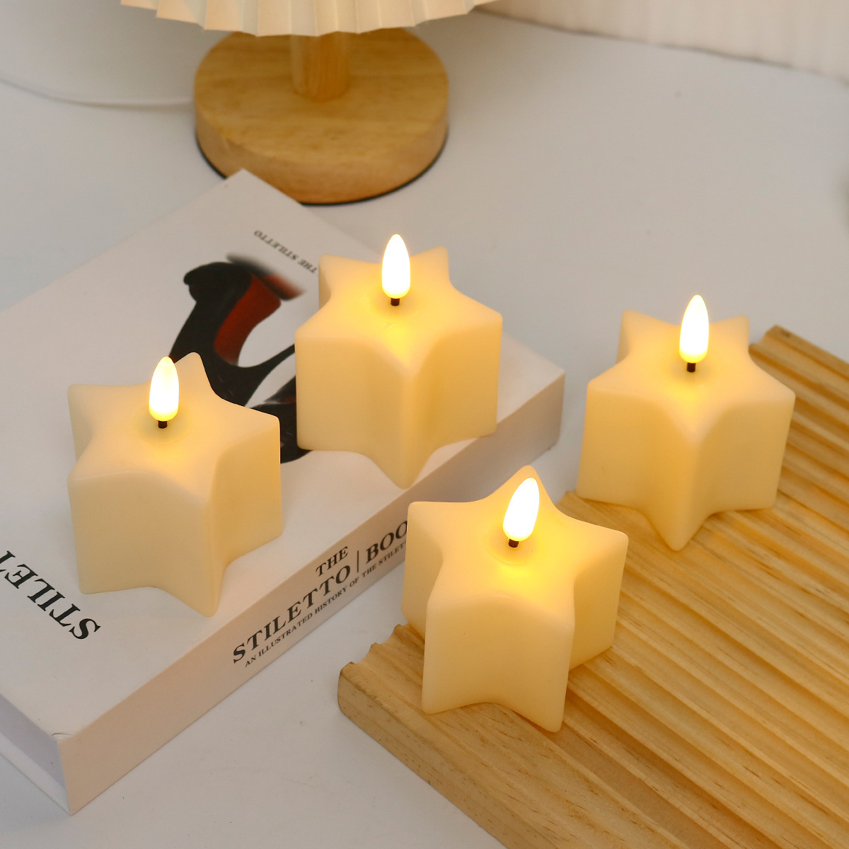 LEDキャンドルキューブ 結婚式、誕生日、クリスマスデコレー - Photography And Lighting のレビューと価格