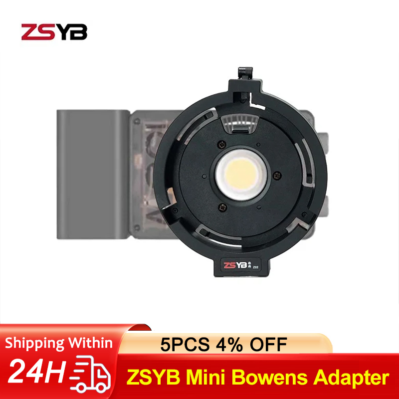 Zsybミニbowensアダプター、写真ライトマウントcob - Photography Lighting Tool のレビューと価格