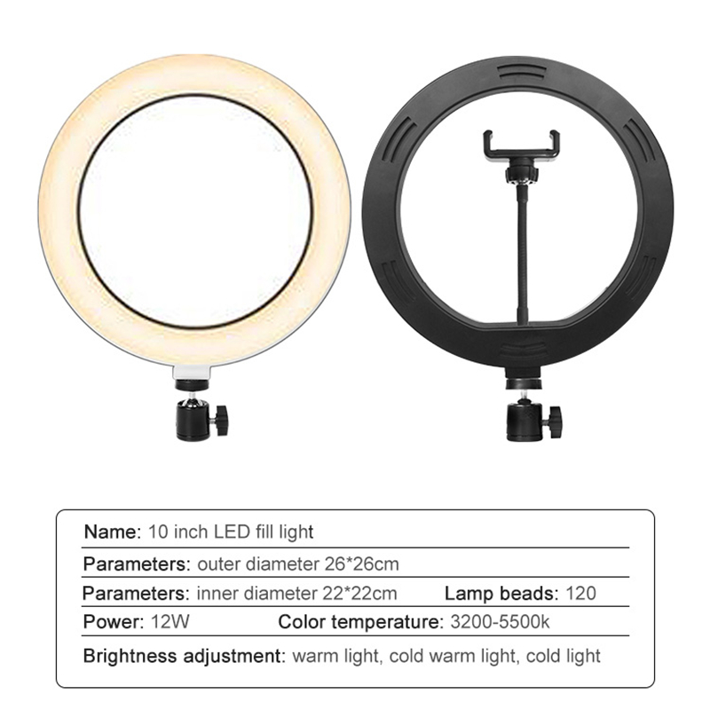 Youtube撮影vlog selfie円形リングライトle - Photography Lighting Circle のレビューと価格