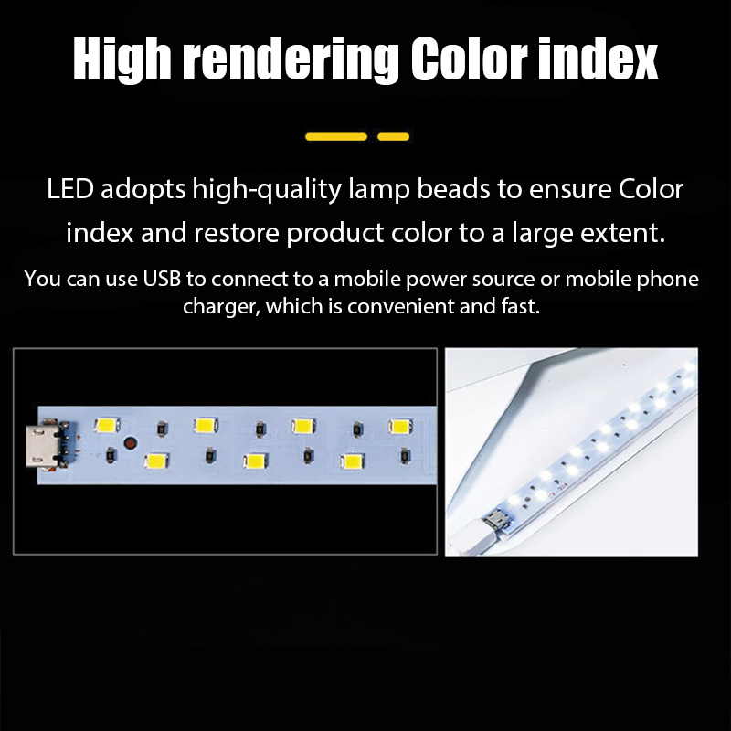 折りたたみ式フォトスタジオブースソフトボックス小型LEDライ - Softbox Portable Strip のレビューと価格