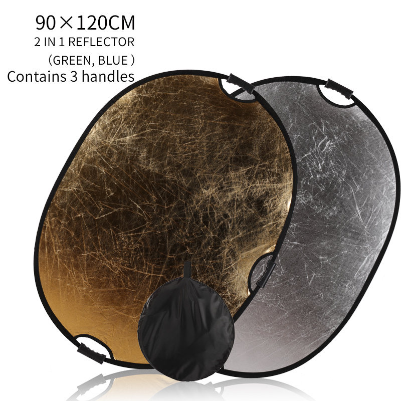 ポータブル 2-in-1 35x47インチ/90x120cm - Reflector Disc Silver のレビューと価格