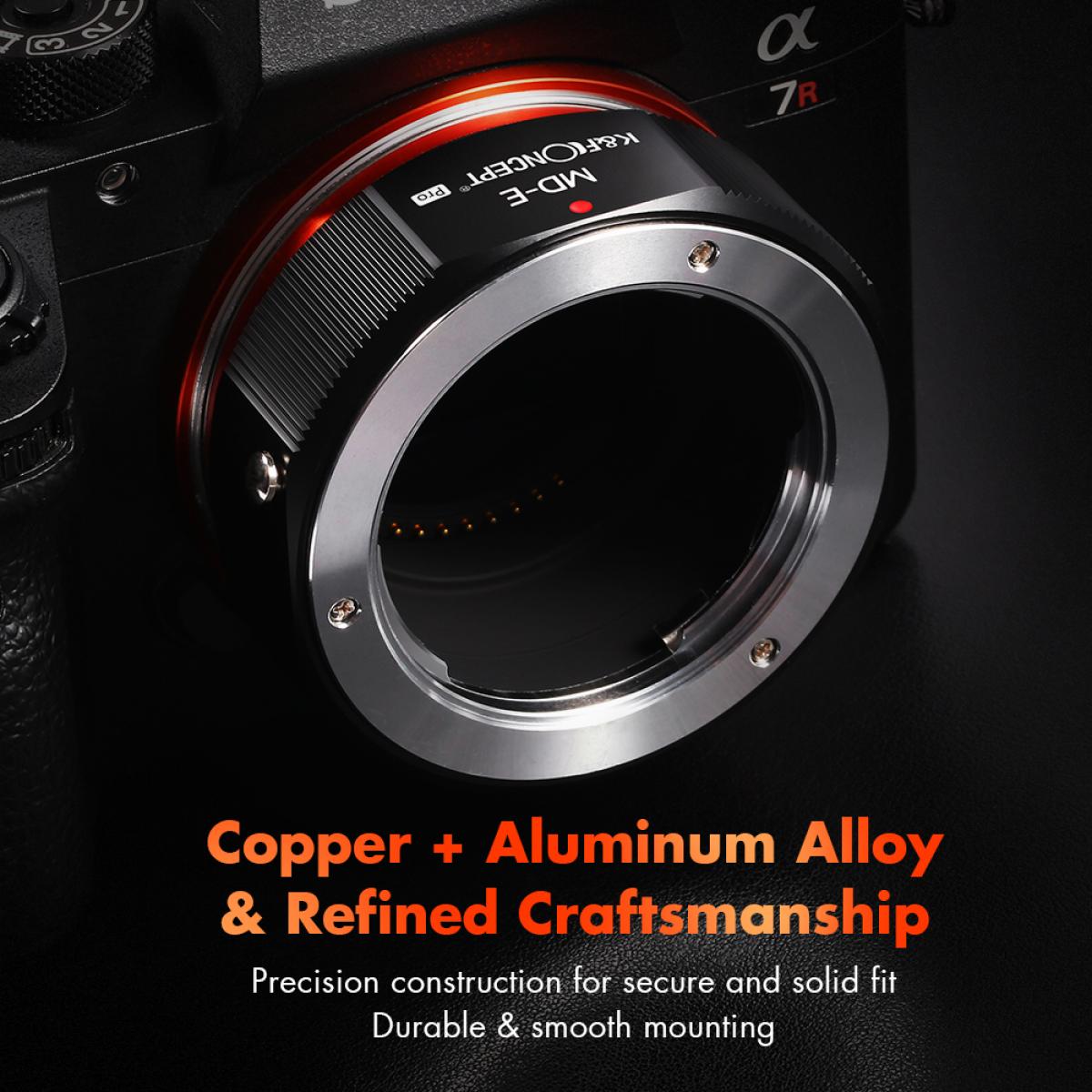 K&F CONCEPT MD to NEX レンズマウントア - Sony Camera A6400 のレビューと価格