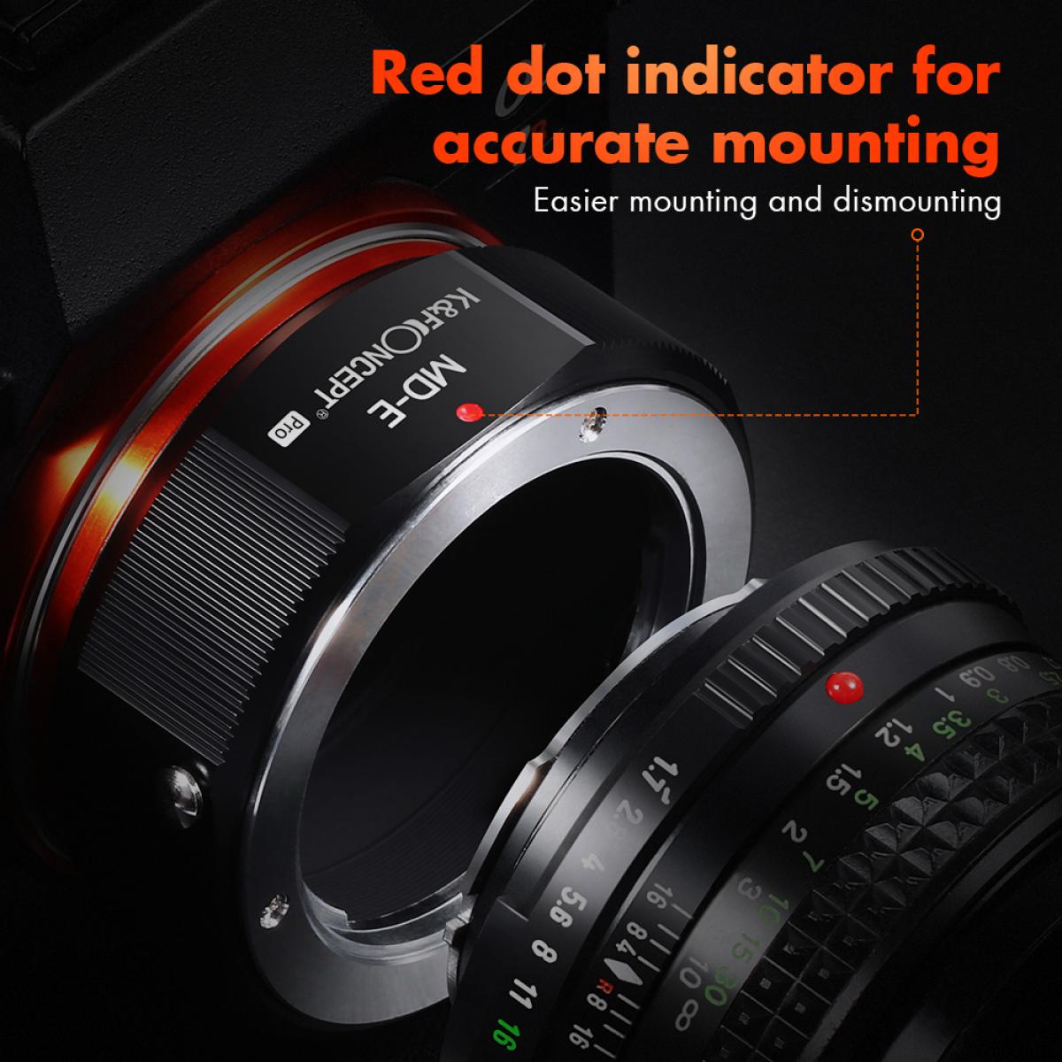 K&F CONCEPT MD to NEX レンズマウントア - Sony Camera A6400 のレビューと価格
