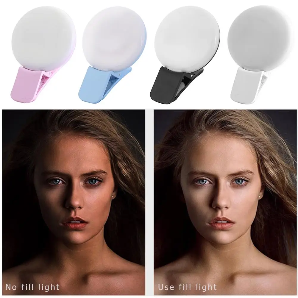 携帯電話 LED Selfie リングライトポータブルミニ耐 - Photography Lighting Tool のレビューと価格