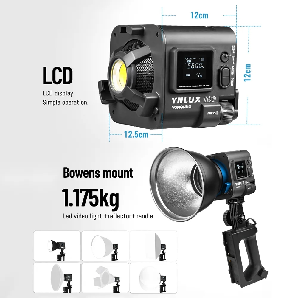 YONGNUO YNLUX100 100W 3200K-56 - Photography And Lighting のレビューと価格