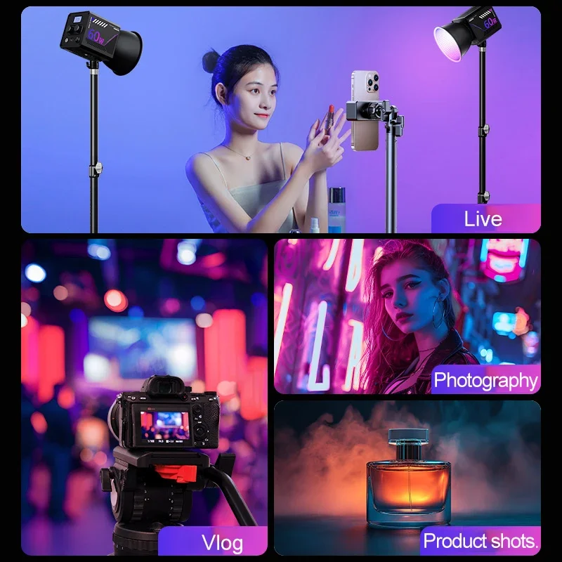 RGB ビデオライト ポータブル LED 写真スタジオライト - Photography Lighting Rgb のレビューと価格