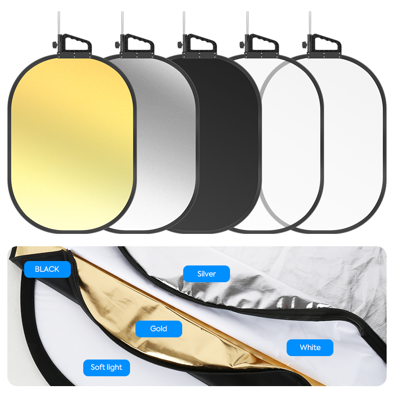 25×29インチ ライトリフレクタースタンドキット、5 in - Reflector Disc Silver のレビューと価格