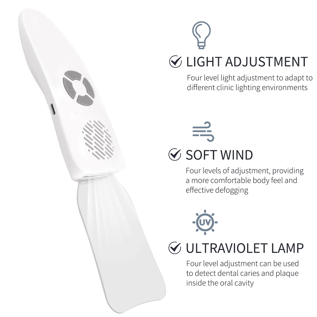 歯科用曇り止めミラーキット LEDライト付きミラー 口腔矯正 - Photography And Lighting のレビューと価格