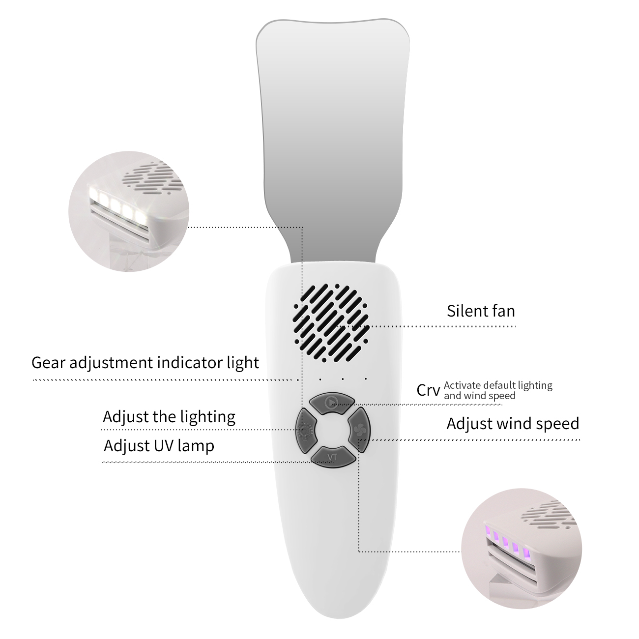 歯科用曇り止めミラーキット LEDライト付きミラー 口腔矯正 - Photography And Lighting のレビューと価格