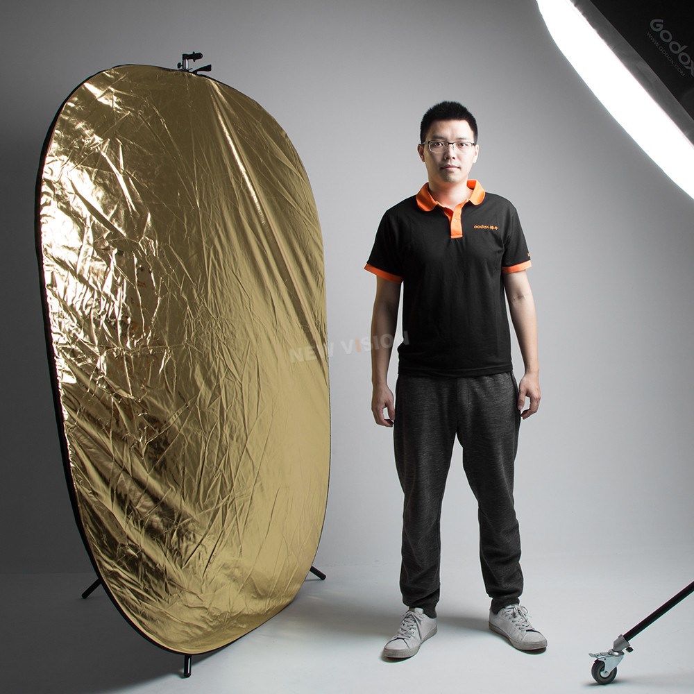 ゴドックス 2in1 150x200cm ゴールド＆シルバー - Reflector Disc Silver のレビューと価格
