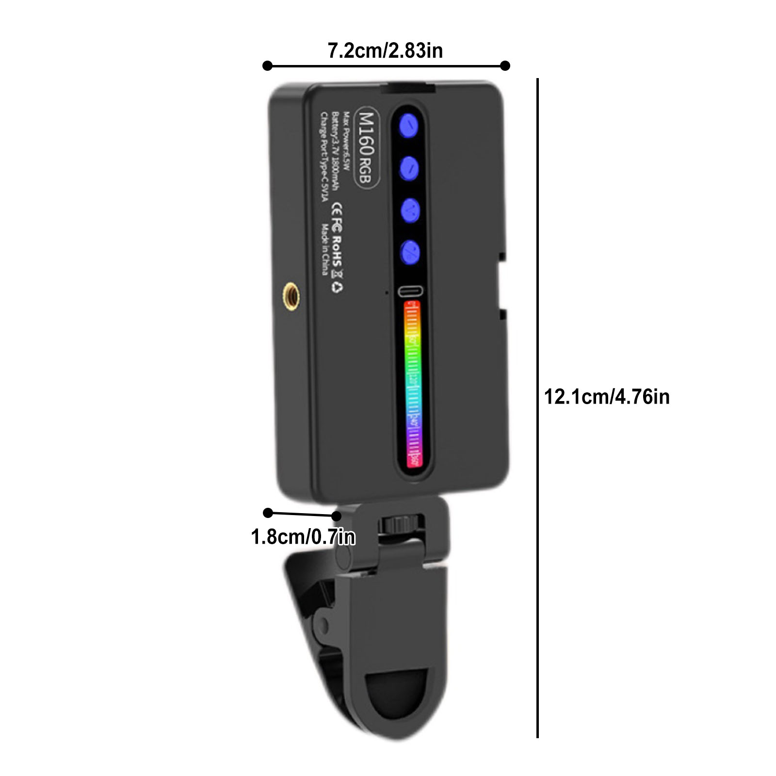 6.5W RGB LEDビデオライト 2700K-6500K - Photography Lighting Rgb のレビューと価格