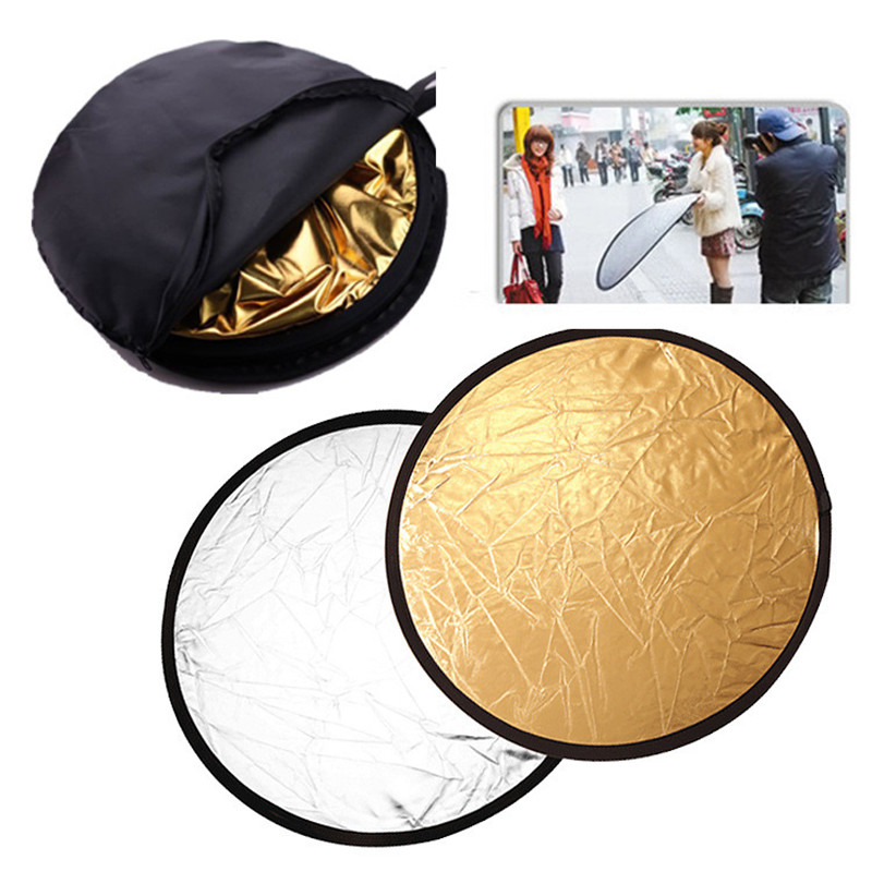 43インチ/110cm 2in1 ゴールドとシルバーのハンド - Reflector Disc Silver のレビューと価格