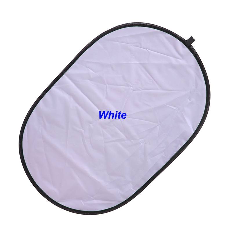 フォトスタジオ用の楕円形の折りたたみ式ライト,2 in 1, - Reflector Disc Silver のレビューと価格