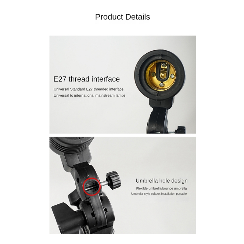 ライトランプフォトスタジオ E27 AC ソケット写真撮影  - Photography Lighting Umbrella のレビューと価格