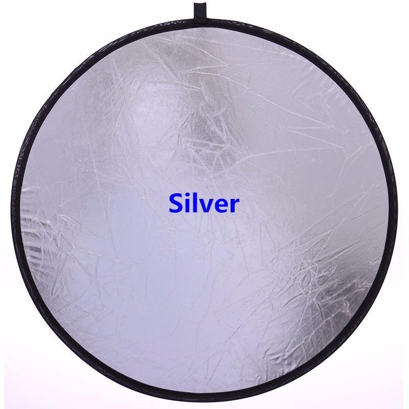 ポータブルマルチ折りたたみ式ディスクライトリフレクター,2  - Reflector Disc Silver のレビューと価格