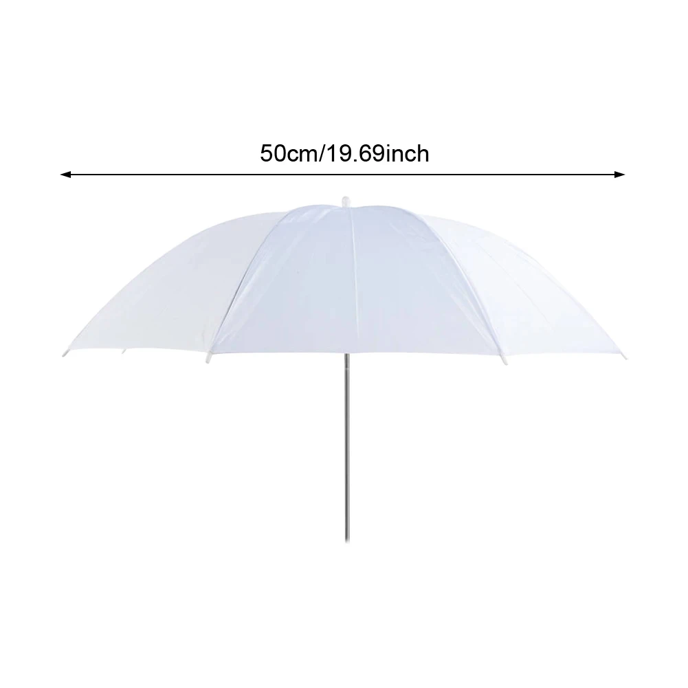 20 インチフォトスタジオ照明フラッシュ半透明白撮影昼光リフ - Photography Lighting Umbrella のレビューと価格