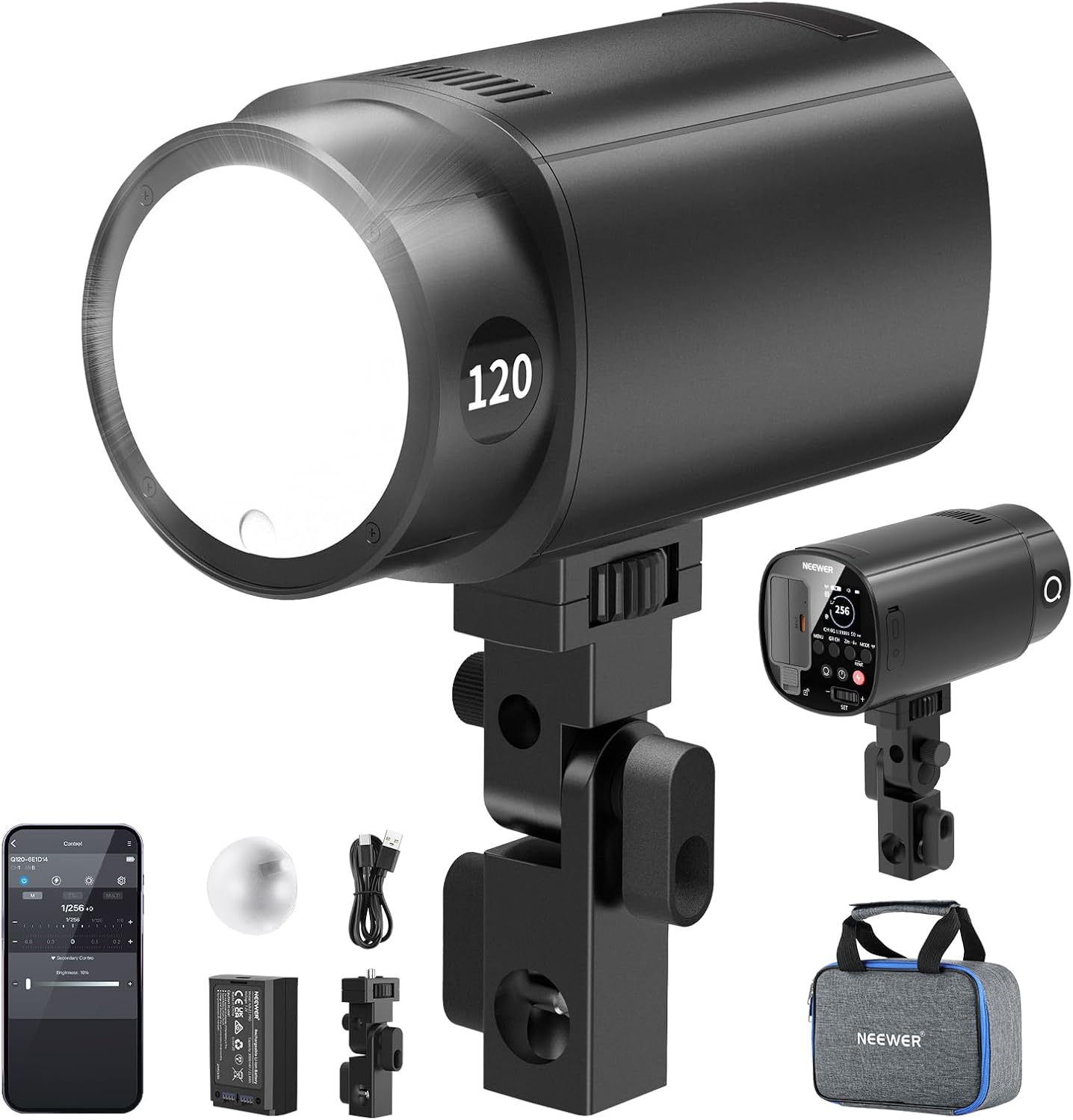 NEEWER Q120 120Ws 2.4G TTL屋外スト - Portable Strobe Monolight のレビューと価格