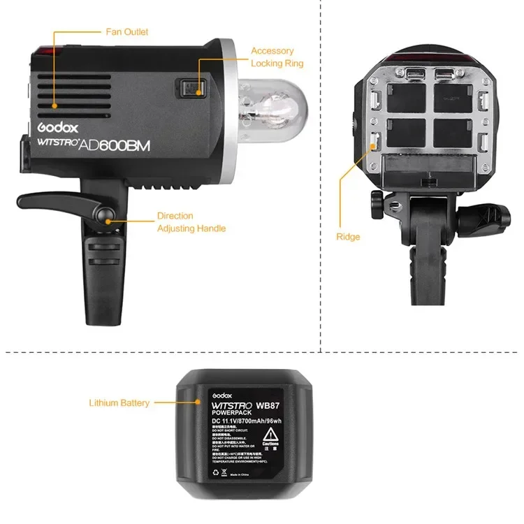 2026年プレミアムAD600BM 600Wスタジオフラッシ - Photography And Lighting のレビューと価格