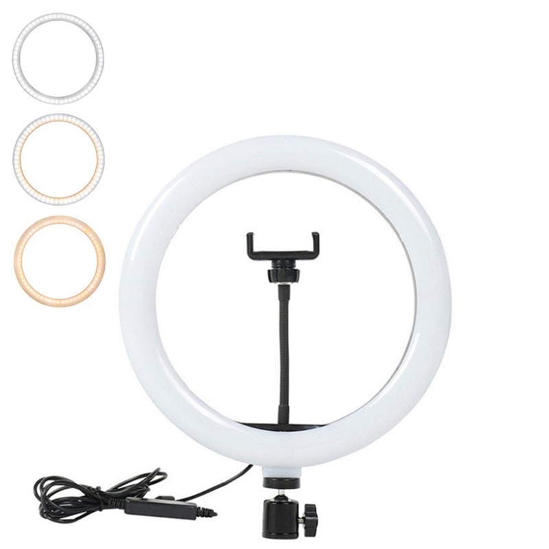 ビデオライト 16/26/33cm セルフィーリングLEDラ - Photography Lighting Tool のレビューと価格