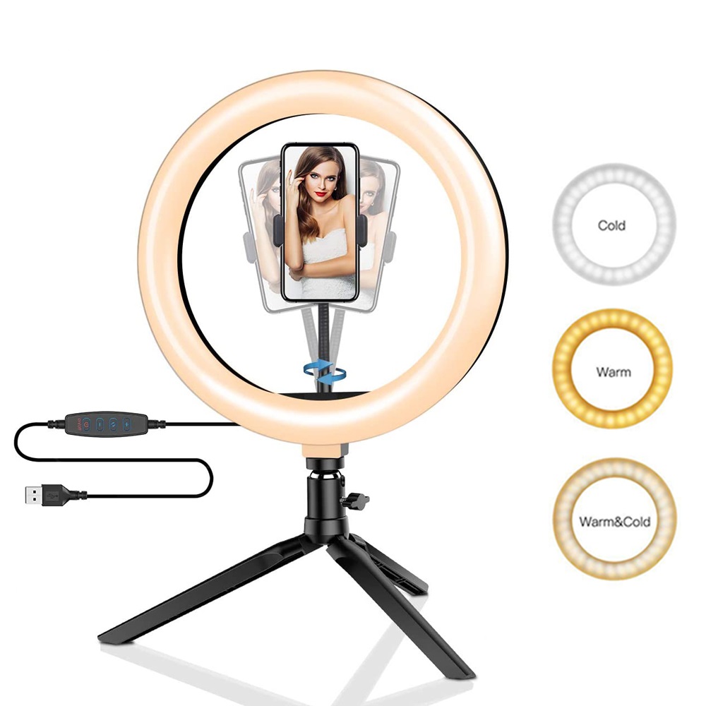 26 センチメートル 10 インチ Led リング Self - Photography Lighting Circle のレビューと価格