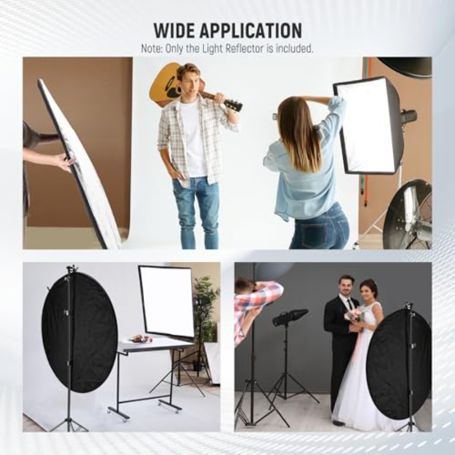 51 インチ/130 センチメートル ライト リフレクター  - Reflector Disc Silver のレビューと価格