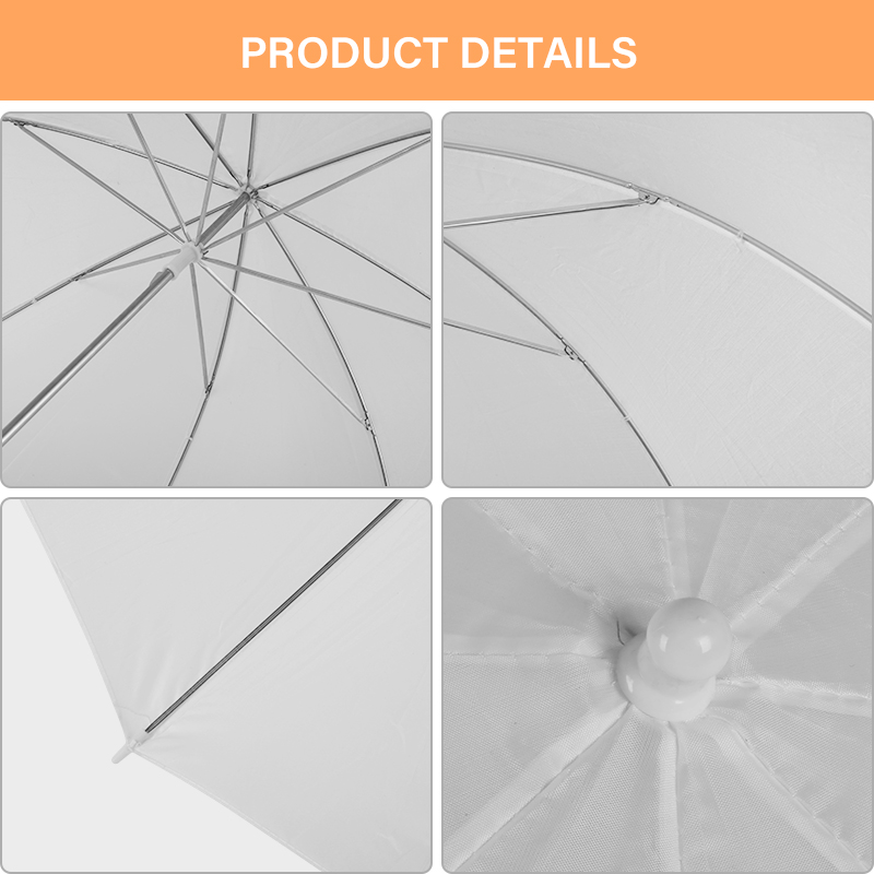 76 * 80cm X4 透明ホワイトライトディフューザーア - Photography Lighting Umbrella のレビューと価格