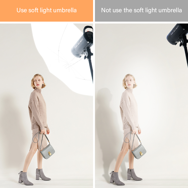 76 * 80cm X4 透明ホワイトライトディフューザーア - Photography Lighting Umbrella のレビューと価格