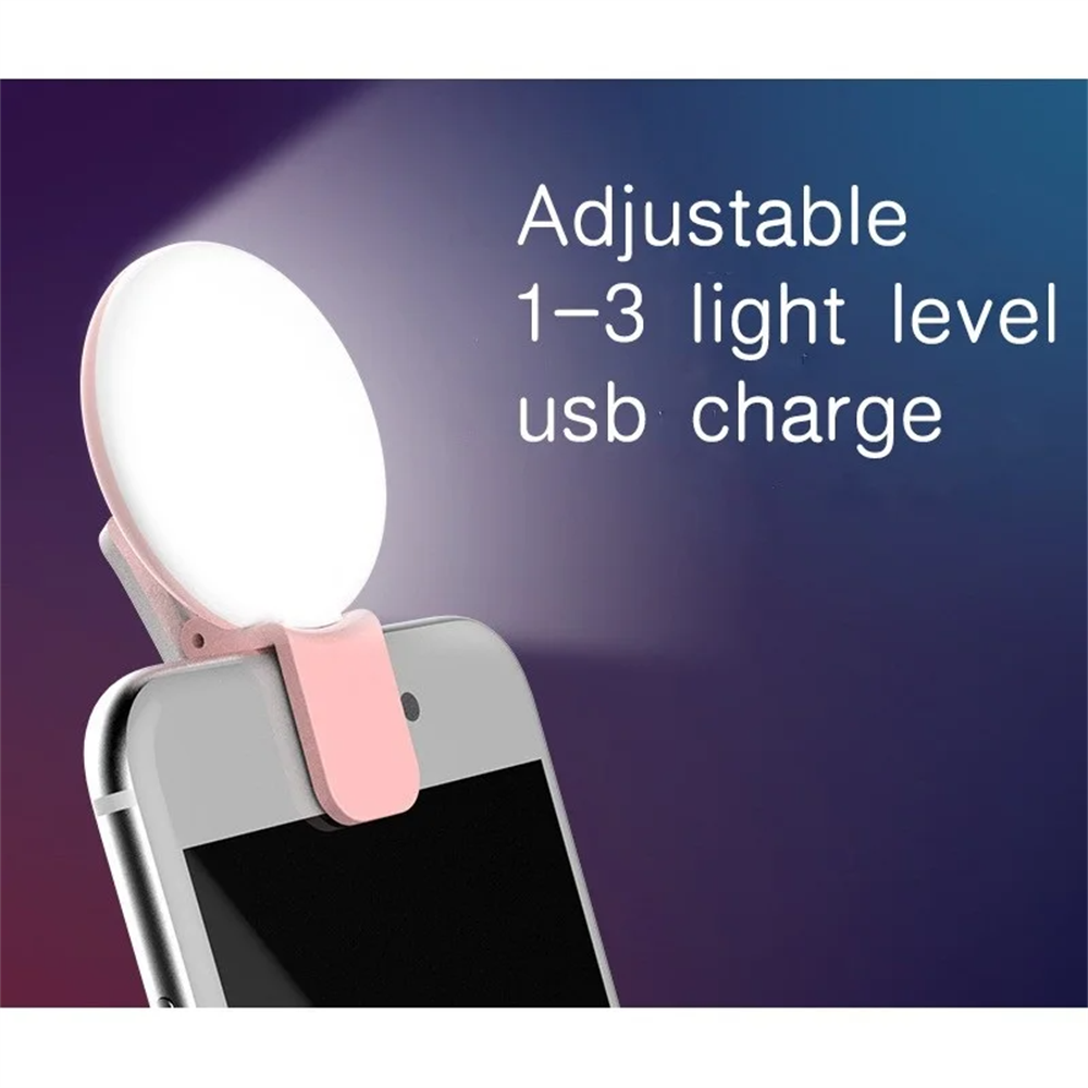 ポータブルLEDランプ スマホライブビデオ用美肌ライト 汎用 - Photography And Lighting のレビューと価格