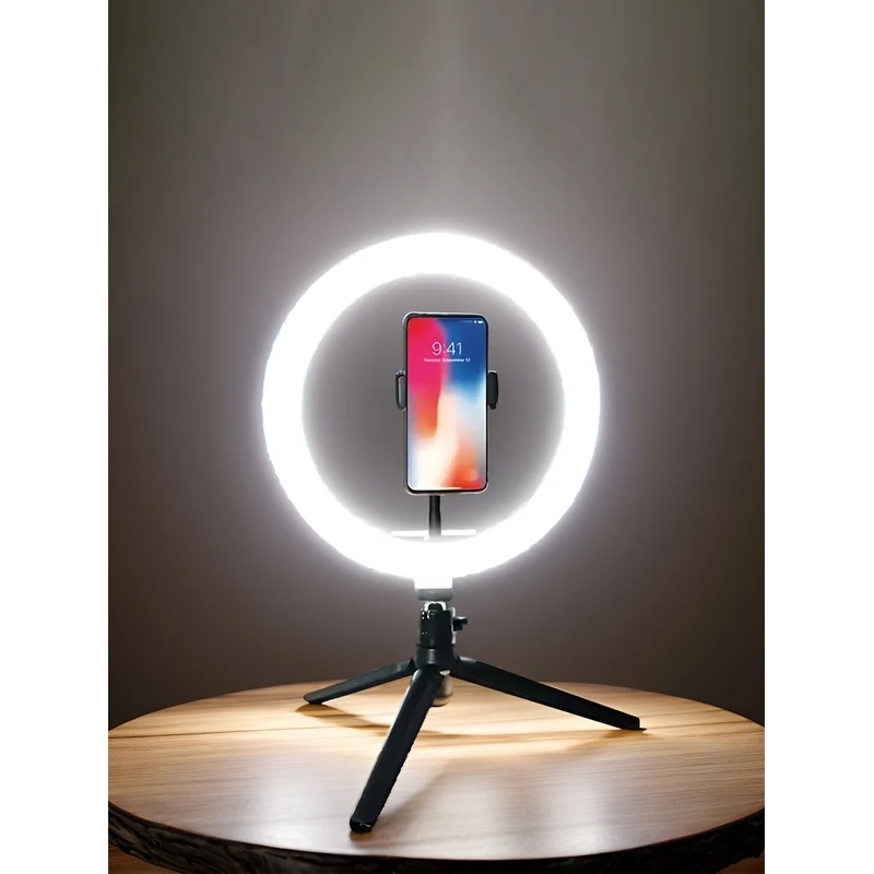 Desiontal 26cmリングライト、三脚スタンド付き、 - Photography Lighting Circle のレビューと価格