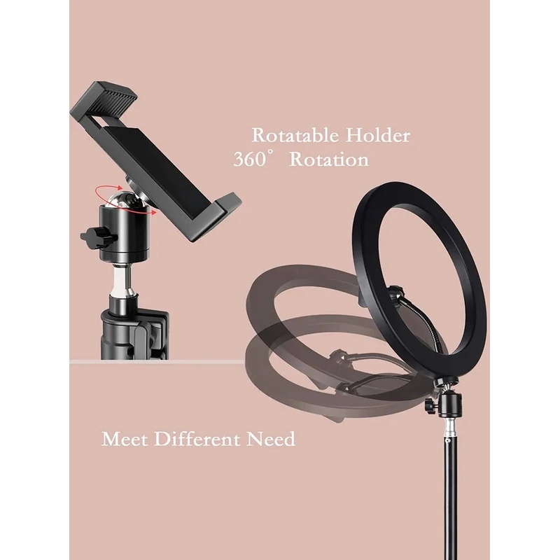 Desiontal 26cmリングライト、三脚スタンド付き、 - Photography Lighting Circle のレビューと価格