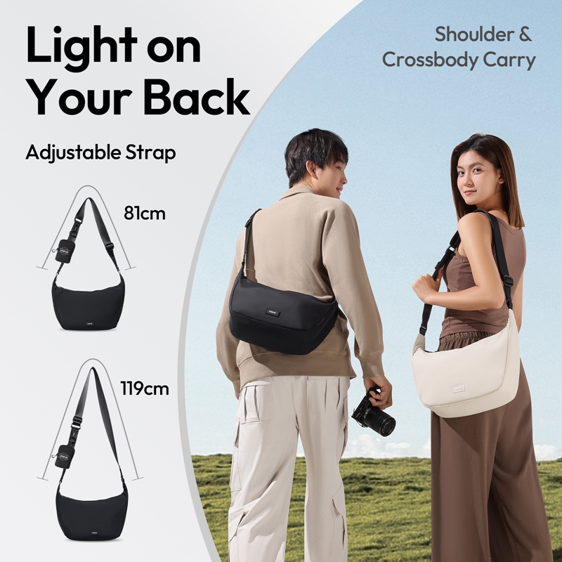Ulanzi HMN1 ルナ スリングバッグ ホワイト/ブラ - Photography Lighting Indoor のレビューと価格