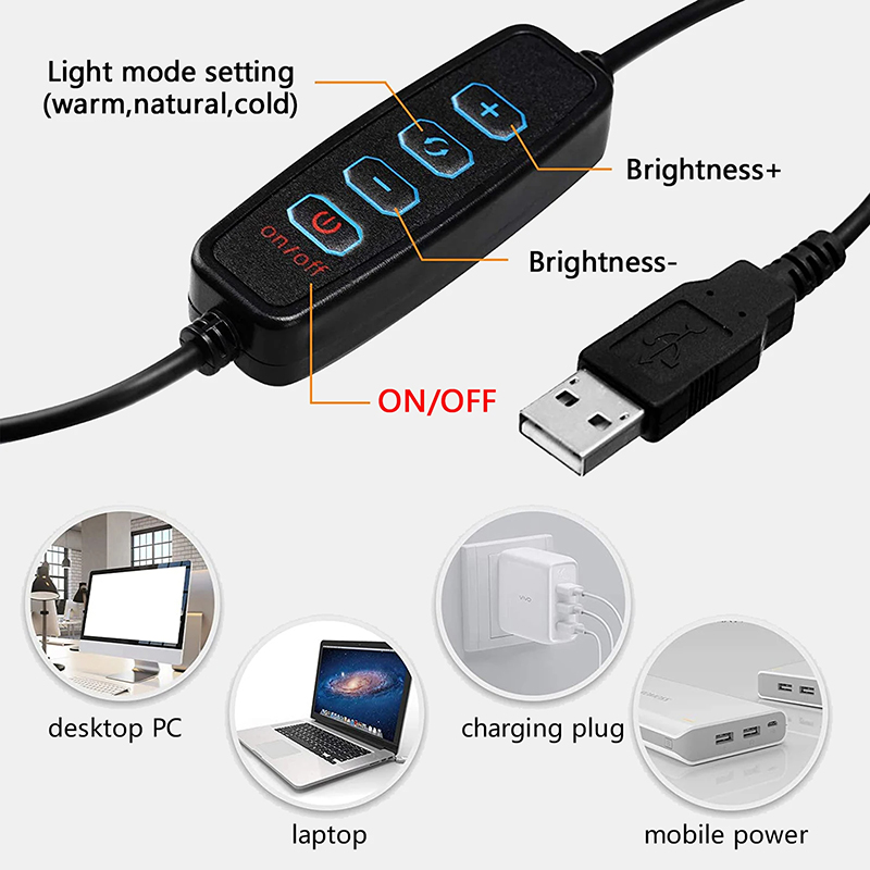 10 インチ LED Selfie リングライトサークル補助 - Photography Lighting Circle のレビューと価格