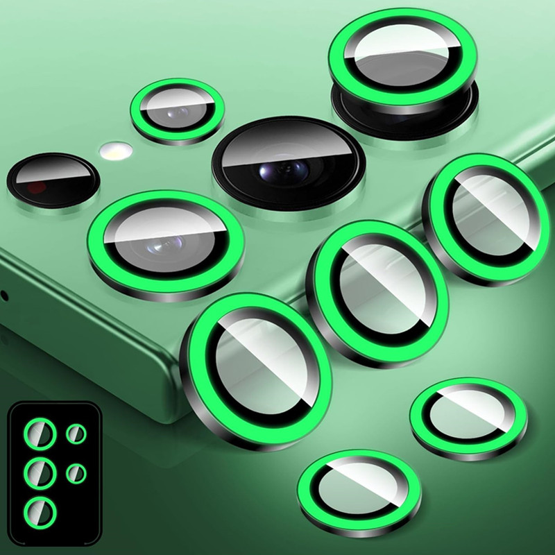 夜光発光メタルリングガラスカメラレンズプロテクター Sams - Photography Lighting Indoor のレビューと価格