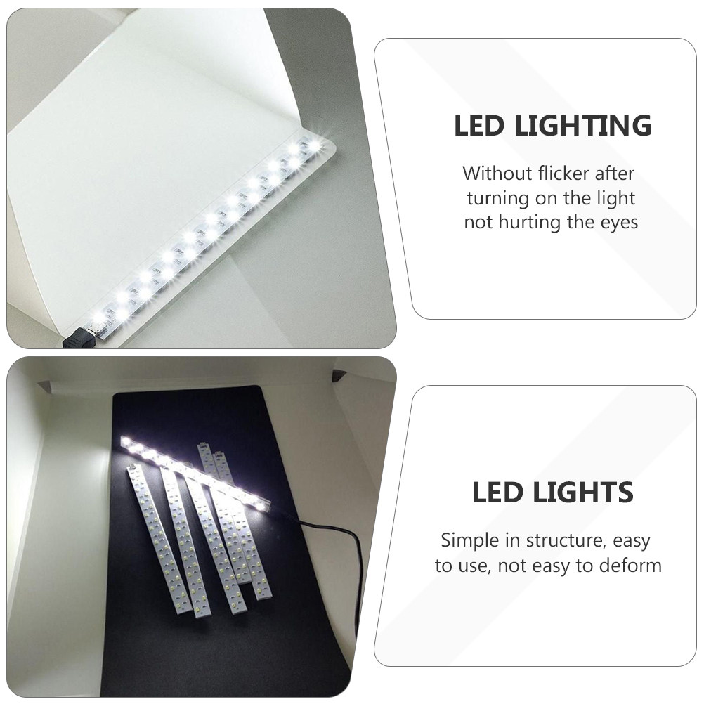 LEDライトバーソフトライトボックス20cmポータブル写真ス - Softbox Portable Strip のレビューと価格