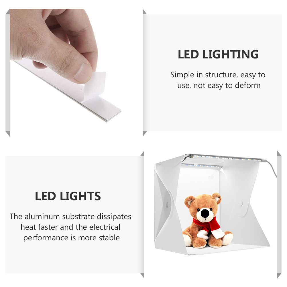 LEDライトバーソフトライトボックス20cmポータブル写真ス - Softbox Portable Strip のレビューと価格