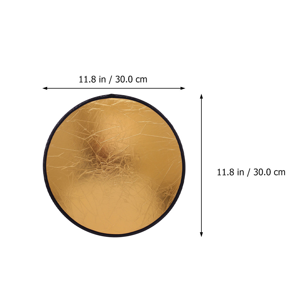 2個入り写真用ライトリフレクター ポータブル写真撮影用 2  - Reflector Disc Silver のレビューと価格
