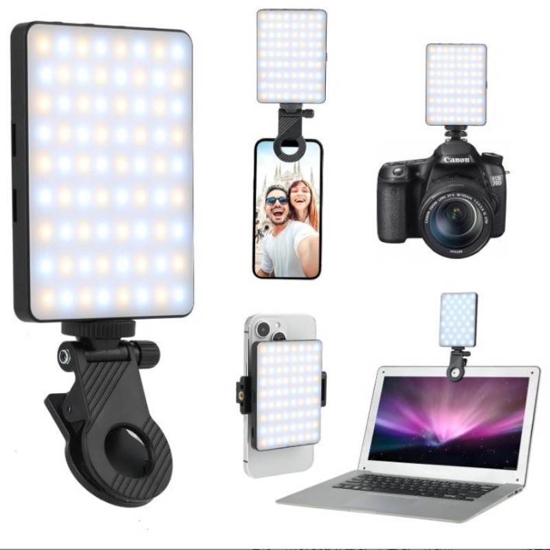 1個入り充電式LEDセルフィーライト、3モード調光可能ライト - Photography Lighting Indoor のレビューと価格