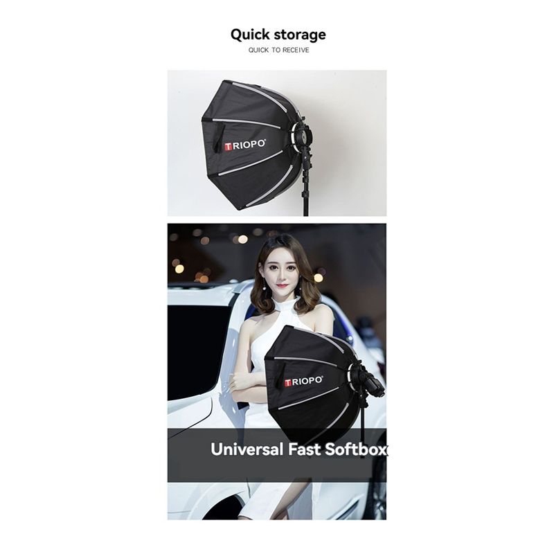 TRIOPO KX 65cm オクタゴンソフトボックスアンブ - Photography Lighting Umbrella のレビューと価格